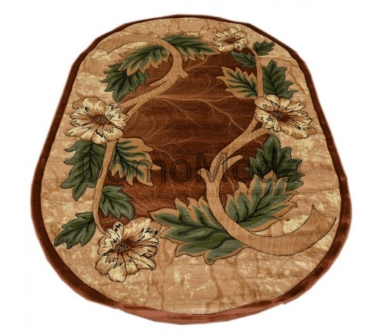 Синтетичний килим Hand Carving 0926A brown-beige - Висока якість за найкращою ціною в Україні зображення 6.